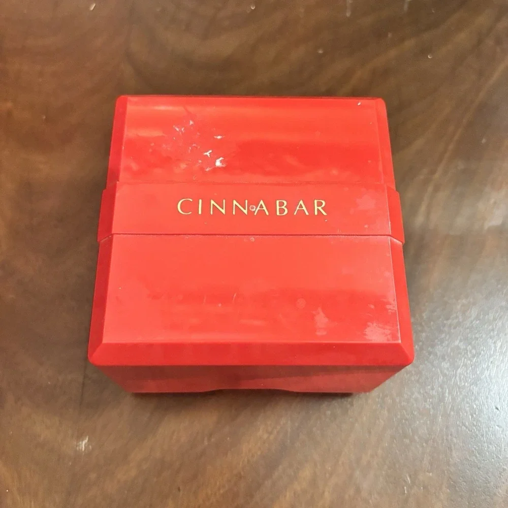 Vintage Estée Lauder Cinnabar Dusting Powder 3 Oz Red Box New Unused